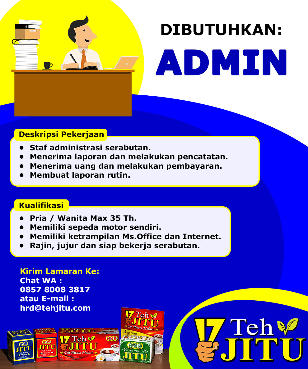 lowongan-admin-teh-jitu