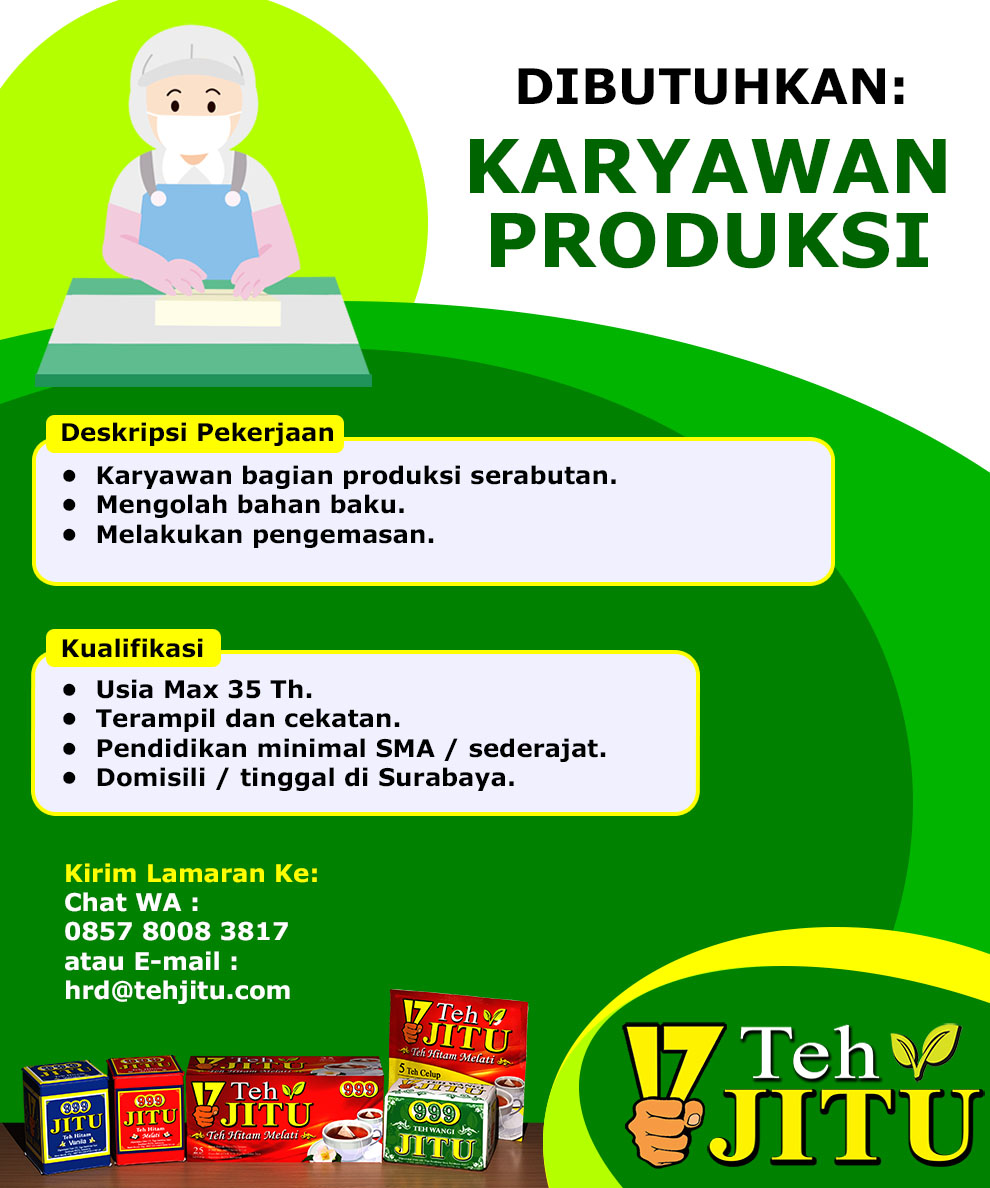 lowongan-produksi-teh-jitu